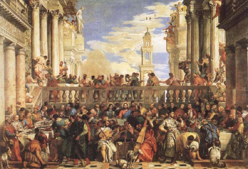 VERONESE (Paolo Caliari) The Wedding Feast at Cana France oil painting art